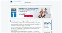 Desktop Screenshot of hausratversicherung.net