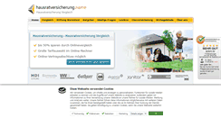 Desktop Screenshot of hausratversicherung.name